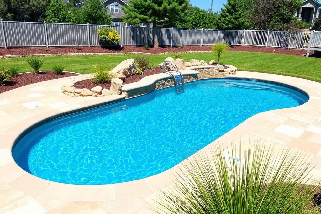 Pool Clean-Up example — AI-edited property listing photo