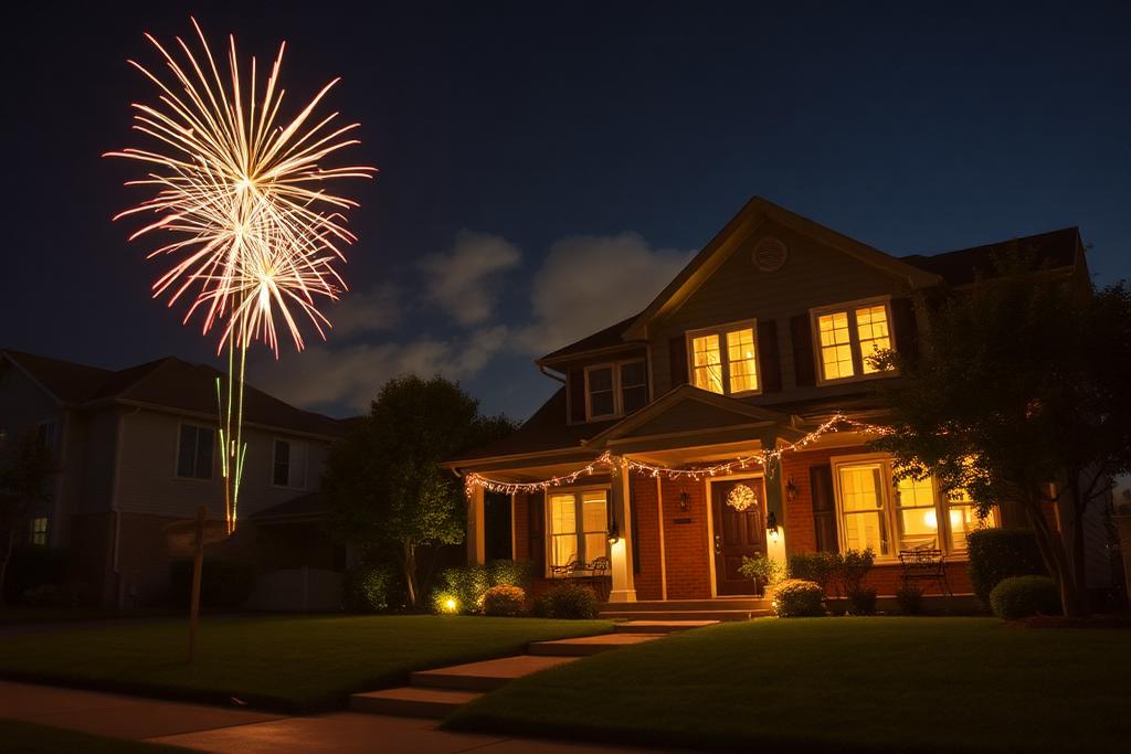 Sold Celebration example — AI-generated property listing video frame